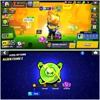 🎯RARE ALIEN FAME 1 | 114K TROPHIES👹 WITH CR CONNECTED | 508 OP SKINS | 73 HYPERCHARGES | TOTAL MAX | 5x PRESTIGE 2 |