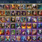 1300+ Days | Acrizia | Nekhret | Sicia | Ninja | 27Legend | 72Epic | 101k EN | 9.2k Gems | Ma'Shalled | Mountain King