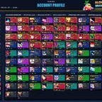 312 SKINS | 63.100 TROPHIES | 101 BRAWLERS | 22 HYPERCHARGE | 29 MAX | 33 PRESTIGE | 11 BUFFIES