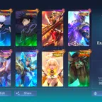 SUPER RARE HIGH STAR ACC || EX 1505 STAR || EX GLOBAL PHARSHA 1 || EXALTED COLL 4 || 148 MAGIC SPIN || RARE SKIN || EPIC
