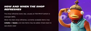 What Time Does the Fortnite Item Shop Change?
