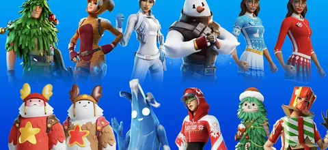Tous les skins de Noël de Fortnite ! Classés par année (2017–2025)