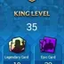 |3in1| CR - BS - COC | 35 LVL | 5582 TR | 1399 VICTORIES | Executioner's Kitchen | 12 KING LVL | FULL ACCESS | Warranty 