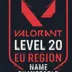 EU  - Fresh Level 20 - Ranked Ready - 1 Agent - Instant Delivery !Smurf 
