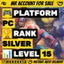 PC Steam Silver Rank 15 Level Free Region Secure Access Fast Delivery ! MKG08412