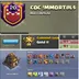 2:1 War Log -- Clan Name- Coc Immortals -- Clan Lvl - 20 -- Gold 2 -- Capital hall 8 -- Win- 433 , Loss-230-- Troops max