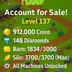 Hay Day Level 137 🔥Barn 3000 🔥Silo 3700 | Full Machines  Pets | 148 Diamonds