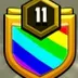 🔥LEVEL 11 [] NAME: INNOCENT WARRIOR🔥 [] VICTORY 175 [] LEAGUE - GOLD [] BEST CLAN