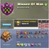 Clan Name:- Winner of War -- Lvl - 12 -- Gold 3 -- Capital hall 6 -- Win 187 -- Loss 139 -- Good Name - Fast delivery 