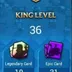 |3in1| CR - BS - COC | 36 LVL | 5655 TR | 812 VICTORIES | Executioner's Kitchen | 12 KING LVL | FULL ACCESS | Warranty 