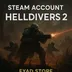 Steam Account - Helldivers 2 - Full Access - 0 Hours - Instant Delivery 