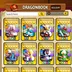 | Lv72 | 415 Dragon - 20 Dragon H 5Star - 18 Rarity M 5Star - 24 Dragon L 5Star | 6k4 Trophies - 684k Points