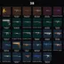 AP - LVL 19 - Unranked - 1 Knife - 38 Skins (16,100 VP) Elderflame Vandal, Prism III Axe, Glitchpop Vandal, Singularity