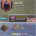 Clan Name- ROYAL -- Level 20 -- League Crystal 3 -- Capital hall 10 -- Win 148 - loss 200 -- Good Name -- Fast delivery