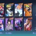 🔥MEGA 1 ACCOUNT WITH 2 LOADING EFFECT 🔥 LEGEND 4 || GRAND-28 || EXQUISITE-27 || HEROS SKINS - 557 || 14 ANIME SKIN ||