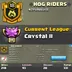 Level 18 clan || clan capital 10 || crystal 2 || positive warlog 218-93 || name - HOG RIDER