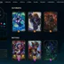 SEVER [ NA ] - 395 LVL  - PLAT II FELX  - 222 SKINS - FULL CHAMP [ 153221 BE - 94 RP ] - ( 121 ) MYTHIC ESSE FULL ACCESS