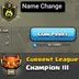 CHAMP 3 + NAME CHANGE CLAN | CUSTOM NAME | YOUR ACCOUNT WILL BE PROMOTED TO LEADER | FAST DELIVERY! 