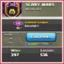 LEVEL 30 | NAME - SCARY WARS |  CRYSTAL LEAGUE 1 | CC 10 MAX  | INSTANT DELIVERY 