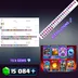 15k Gems 💎  30 EVO 