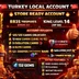 TURKEY LOCAL | 8863 TROPHIES (ARENA 22) KT 14 | 13 MAXED | 4 ELITE | 9 EVO RARE BALLOON EMOTE INCLUDED INSTANT DELIVERY 