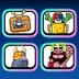RAREST CRL 20 WIN EMOTE 🌸 KT 16 37 MAX CARDS 82 XP 106 ELITE CARDS 35 EVOLUTIONS 6 HEROES ULTIMATE CHAMPION 12500 CUPS