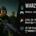  Black Ops 7 / WarZone  Level 20+  Ranked Ready For Warzone RFR  BRONZE Smurf