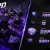 XBOX Level 15 Diamond 500+ Units season 8 SMURF