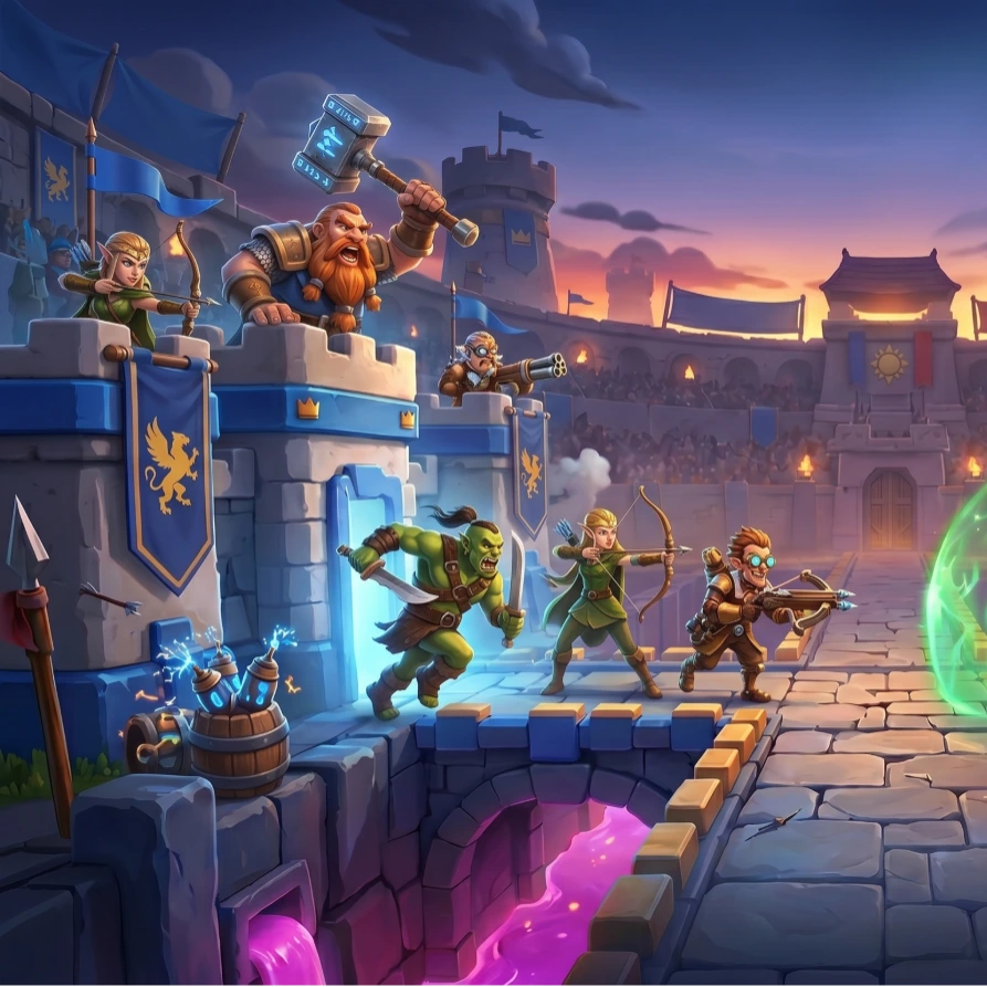 Troca de Cartas do Clash Royale